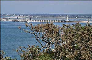 Views towards Hurst Castle